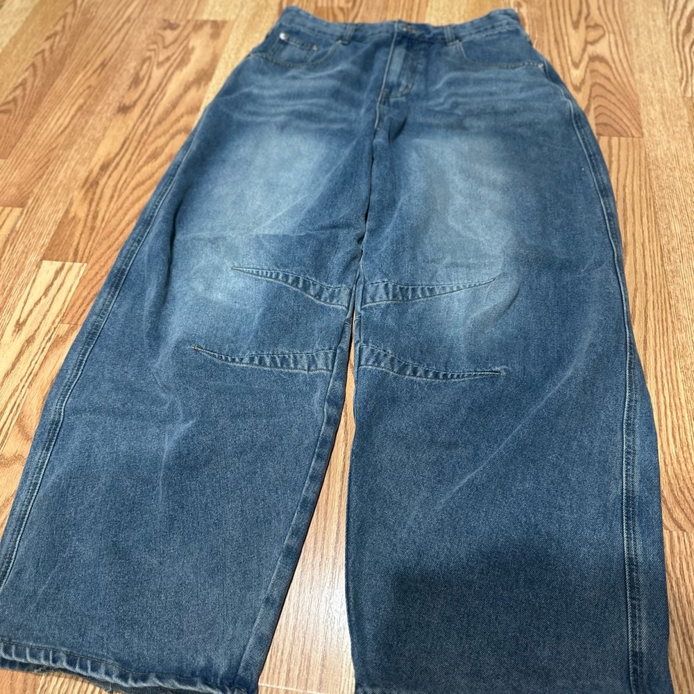 Baggy Blue Wash Jeans